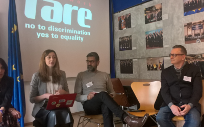 Mesa redonda sobre la inclusión de comunidad gitana a través del deporte en Bucarest