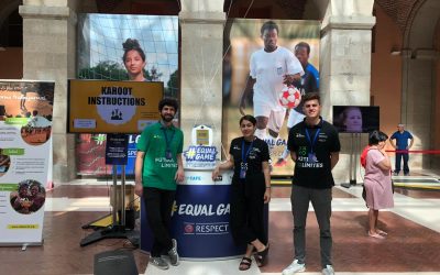 Celebrando la fiesta del fútbol 2019 en Madrid