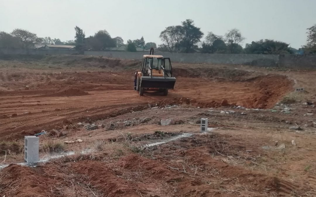 Avanzando en la Construcción del centro deportivo en Zambia